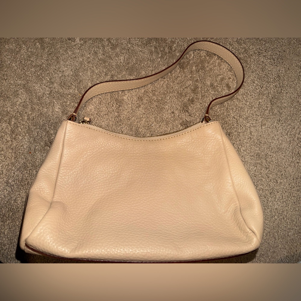 Kate Spade Beige Leather Shoulder Bag - Picture 6 of 9